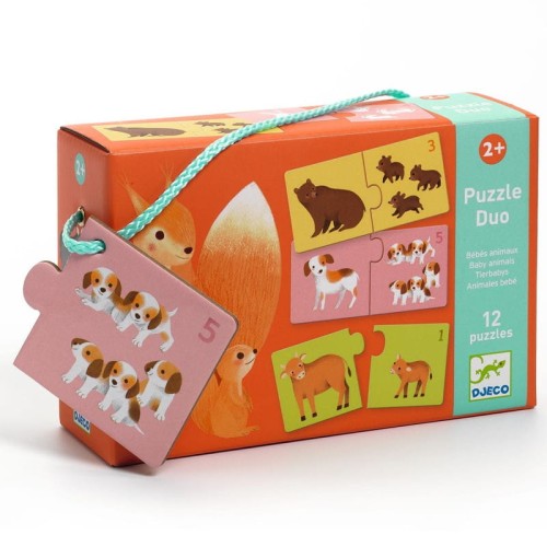 Djeco puzzle duo mamy i dzieci