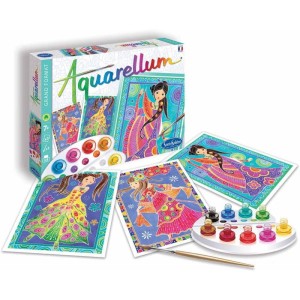 Zestaw do malowania Aquarellum - Glamour Girls, SentoSphere