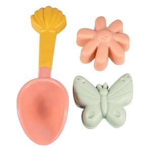 Zestaw zabawek do piasku 3 elementy Flowers & Butterflies, Little Dutch