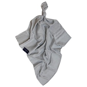 Pieluszka bambusowa 75x75 Szara Chmurki, Bamboo Line Texpol