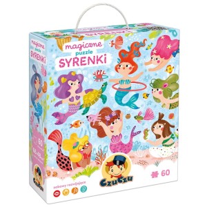 Puzzle Magiczne Syrenki 4+, Czuczu