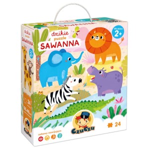 Puzzle dzikie Sawanna 2+, Czuczu