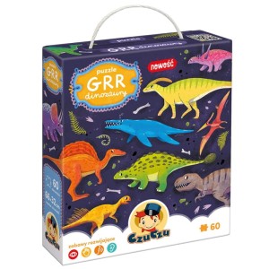 Puzzle Grr Dinozaury 4+, Czuczu