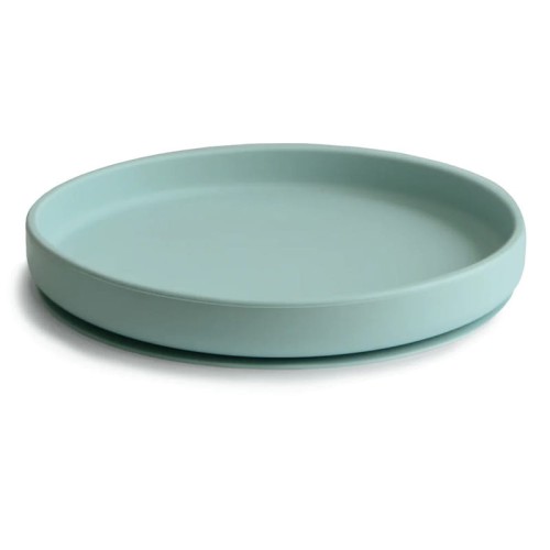 Mushie talerz sylikonowy classic cambridge blue