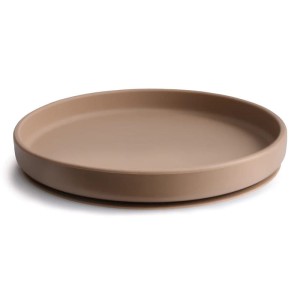 Talerzyk silikonowy z przyssawką Classic Natural, Mushie