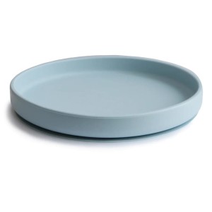Talerzyk silikonowy z przyssawką Classic Powder Blue, Mushie