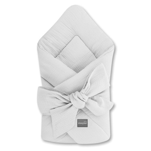 Sleepee rożek muślinowy grey