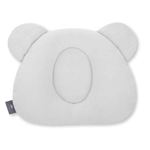 Sleepee poduszka muślinowa z wgłębieniem grey