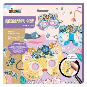 Zestaw kreatywny - Diamentowe maski Koty, Avenir
