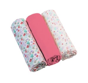 Pieluszki muślinowe różowe, Babyono