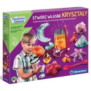 Naukowa zabawa - Stwórz własne kryształy, Clementoni