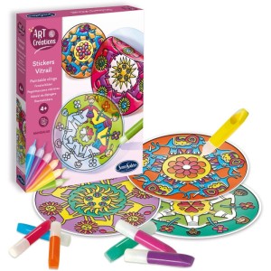 Zestaw kreatywny Samoprzylepne Witraże - Mandala, SentoSphere