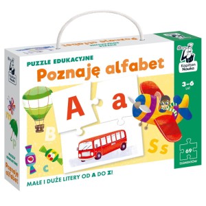 Puzzle edukacyjne Alfabet, Kapitan Nauka