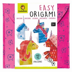 Zestaw kreatywny Easy Origami - JEDNOROŻCE, Ludattica