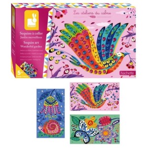 Zestaw kreatywny Cekiny Cudowny Ogród 5+, Janod