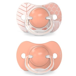 Smoczek fizjologiczny SX Pro DREAMS brzoskwiniowy 18 m+, Suavinex