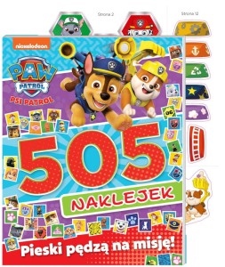 Psi Patrol 505 naklejek - Pieski pędzą na misję