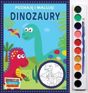 Poznaję i maluję - Dinozaury, Olesiejuk