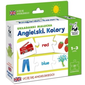 Układanki malucha ANGIELSKI KOLORY Kapitan Nauka
