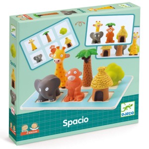 Gra edukacyjna na orientację w przestrzeni Spacio 4+, Djeco