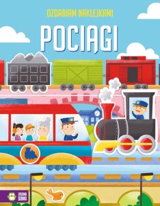 Ozdabiam naklejkami - Pociągi, Zielona Sowa