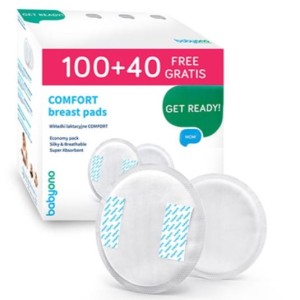 Wkładki laktacyjne Comfort 100+40 szt., Babyono
