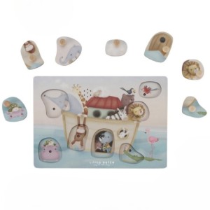 Puzzle dźwiękowe Arka Noego, Little Dutch