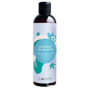Łagodzący żel do mycia ciała i twarzy z CBD 250ml, Lullalove