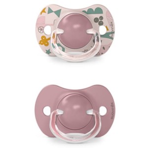 Smoczek fizjologiczny SX Pro A WALK IN THE PARK różowy 18 m+, Suavinex