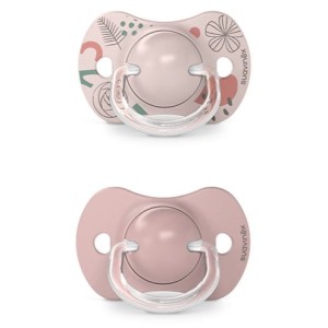 Smoczek fizjologiczny SX Pro A WALK IN THE PARK różowy 6-18 m, Suavinex