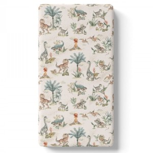 Prześcieradło do łóżeczka 60x120 World of Dinosaurs, BabySteps