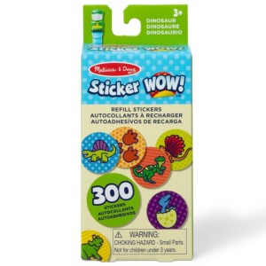 STICKER WOW naklejki - uzupełnienie Dinozaur, Melissa & Doug