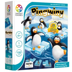 Gra logiczna Pingwiny na Lodzie 6+, Smart Games
