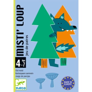Gra karciana dla dzieci Piotruś - MISTI LOUP 4+, Djeco