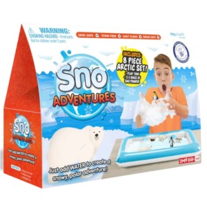 Zestaw do tworzenia śniegu z figurkami i tacą Sno World Arctic Adventure 3+, Zimpli Kids