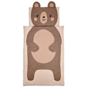 Pościel przedszkolaka z wypełnieniem Miś 80x120, Albero Mio