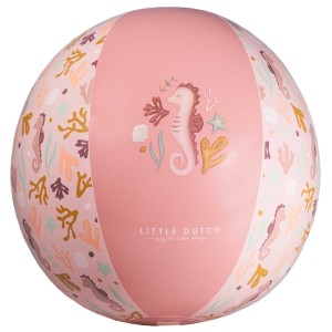 Piłka plażowa dmuchana 35 cm Pink Ocean Dreams, Little Dutch