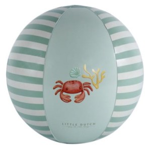 Piłka plażowa dmuchana 35 cm Fresh Greens, Little Dutch