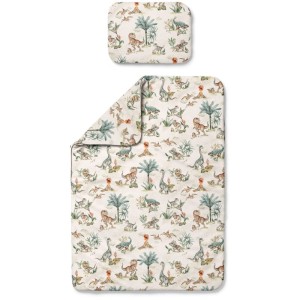 Pościel dwustronna z wypełnieniem 75x100 World of Dinosaurs, BabySteps