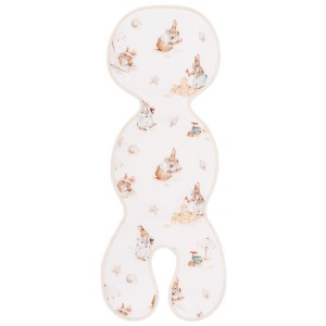 Bambusowa wkładka antypotowa do fotelika samochodowego 0-13 i 9-18 kg Saint Tropez Blue, Samiboo