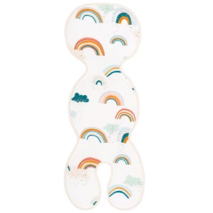 Bambusowa wkładka antypotowa do fotelika samochodowego 0-13 i 9-18 kg Tęcza, Samiboo