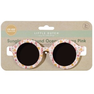 Okulary przeciwsłoneczne dla dzieci UV-400 Ocean Dreams Pink 2-5 lat, Little Dutch