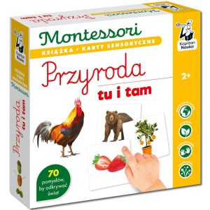 Karty sensoryczne Montessori Przyroda tu i tam, Kapitan Nauka