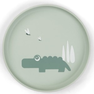 Talerzyk okrągły Foodie Croco Green, Done By Deer