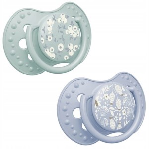 Smoczek silikonowy dynamiczny Blossom Blue 2 szt. RÓŻNE ROZMIARY, Lovi
