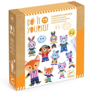 Zestaw Zrób to sam - filcowe magnesy Zwierzątka, Djeco
