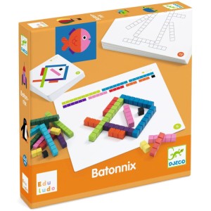 Układanka edukacyjna patyczki Eduludo BATONNIX, Djeco