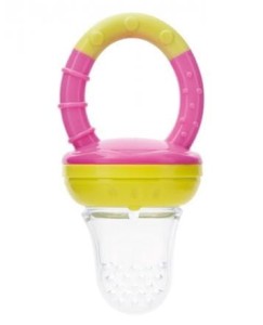 Silikonowa siateczka do karmienia różowa, Canpol