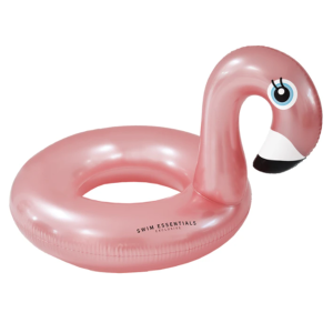 Koło do pływania Flaming Rose Gold Flamingo 95 cm, The Swim Essentials
