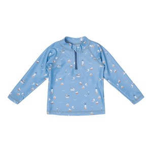 Koszulka do kąpieli z długim rękawem Sailors Bay Dark Blue 74/80, Little Dutch